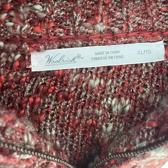 Woolrich | Womens Marled Quarter Zip Sweater - Picture 7 of 7